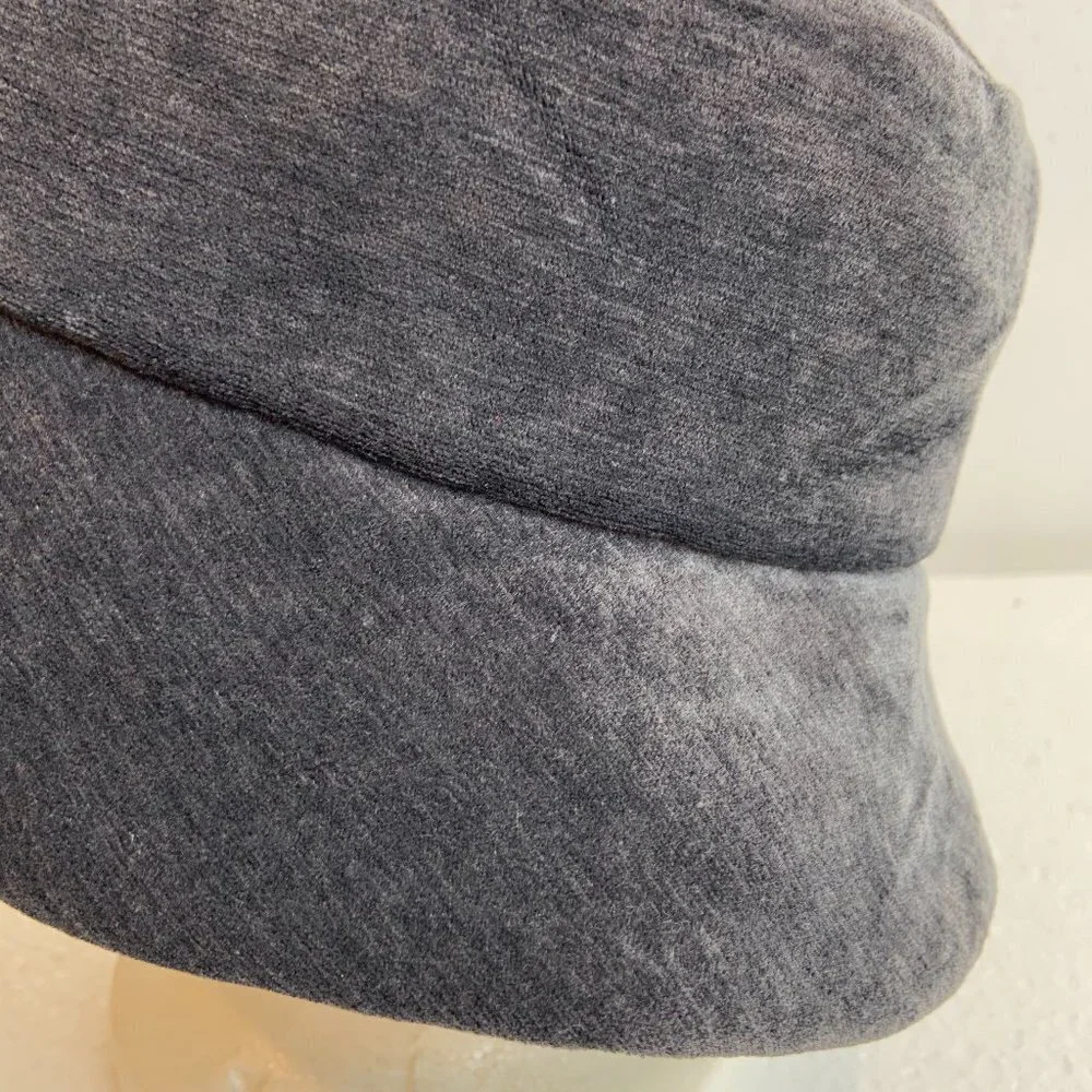 Charter Club Cloche Hat Gray Velours